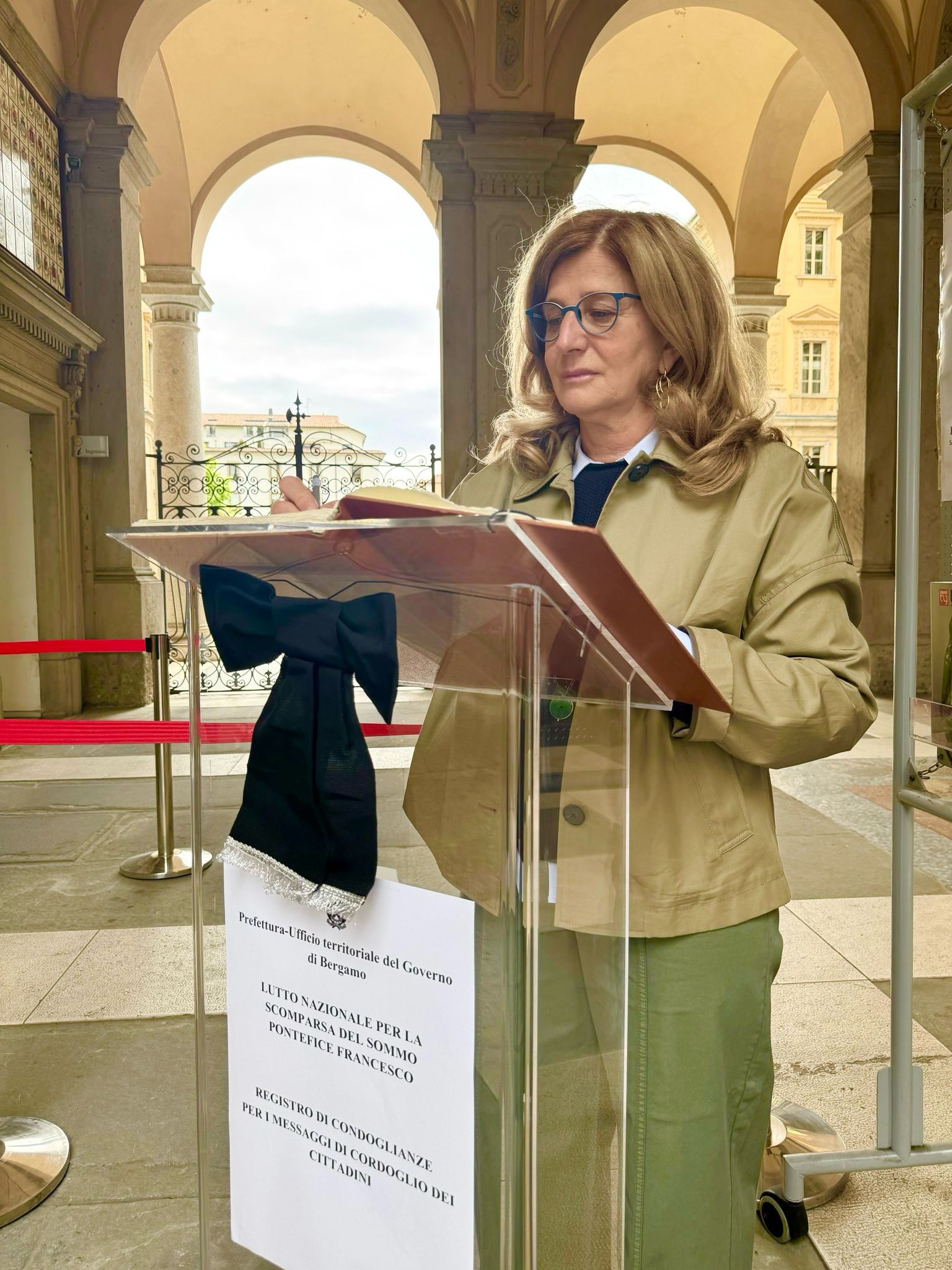 Sindaca in Prefettura, 23 aprile 2025