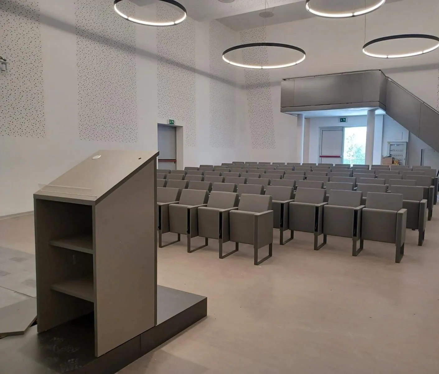 Interno dell'auditorium