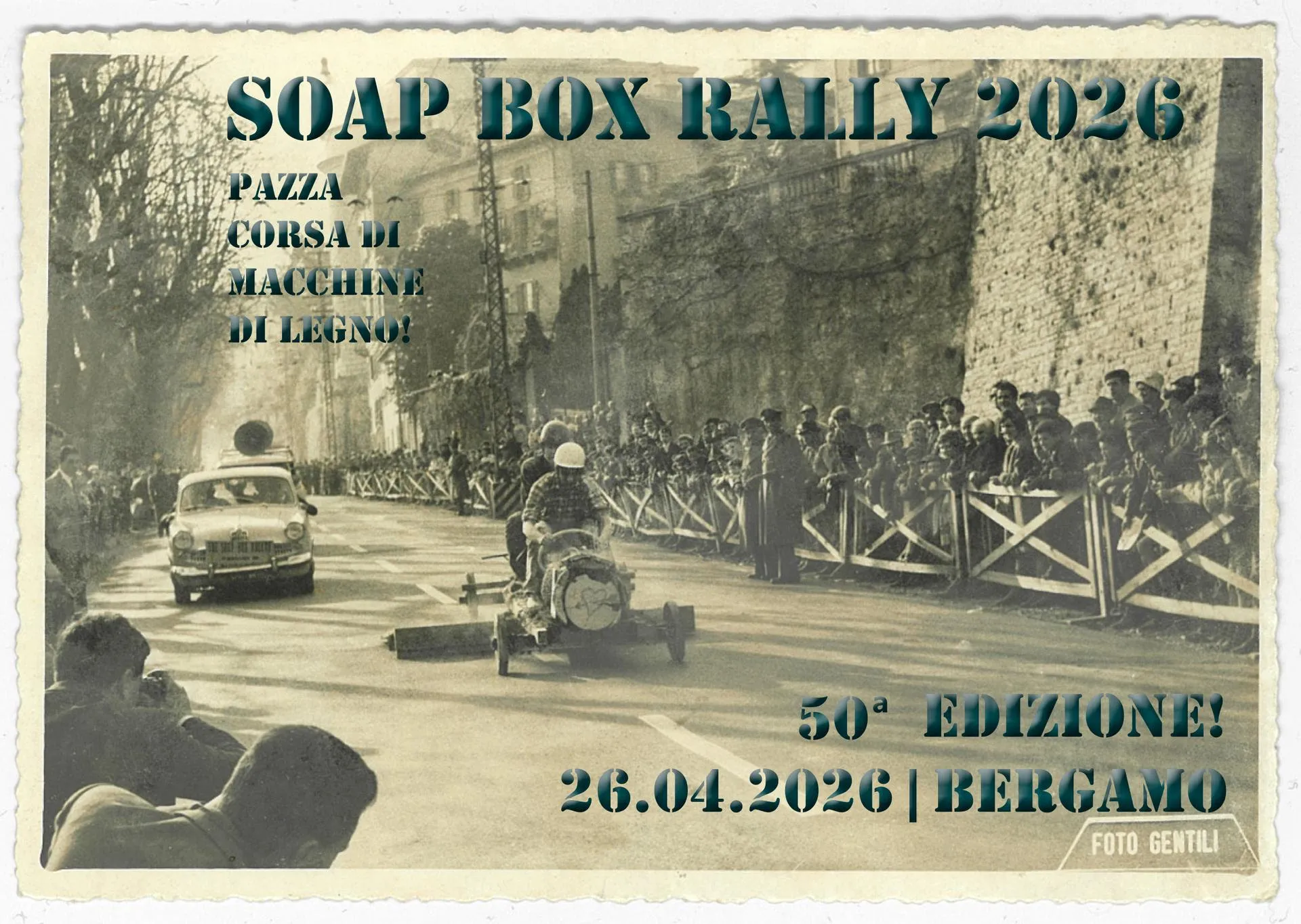 Manifestazione "Soap Box Rally" 26 aprile 2026